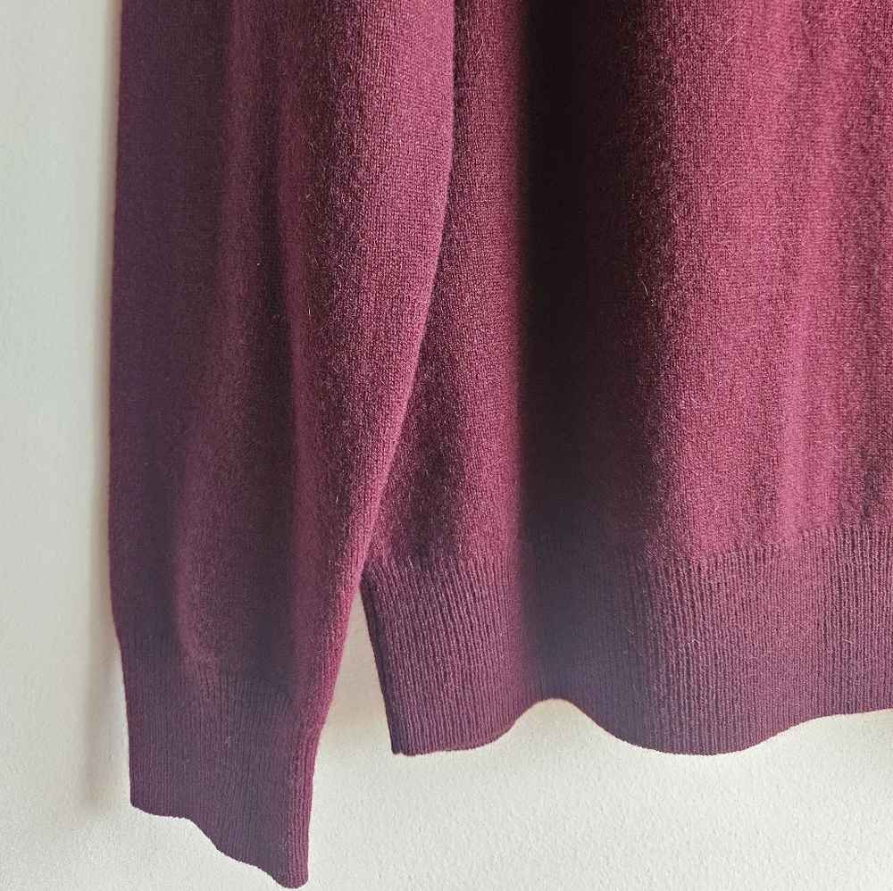 Black Brown 100% Cashmere Pullover Sweater in Men's L - Picture 11 of 16